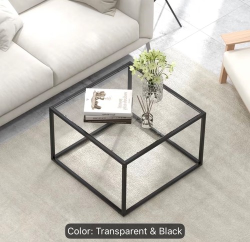 Coffee table glass - glass, -bnib