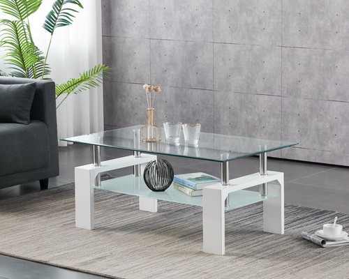 Coffee table clear - clear, top