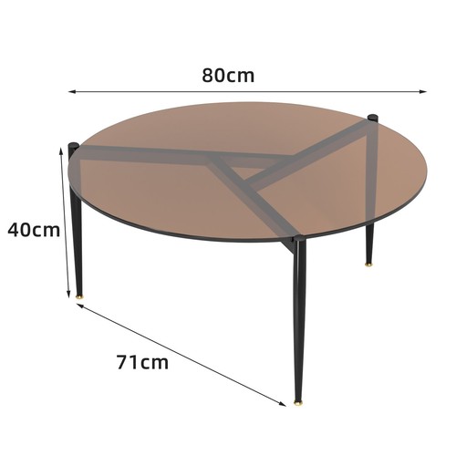 Inch round coffee table - 32,