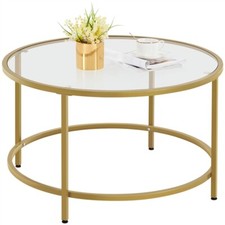 Round Coffee Table Tempered