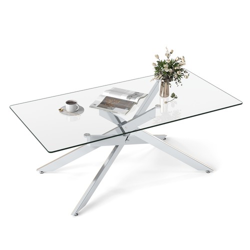 Costway glass coffee - costway,