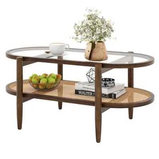2-Tier Coffee Table PE Rattan