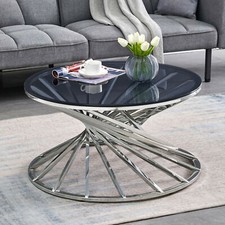 Round Coffee Table and Side