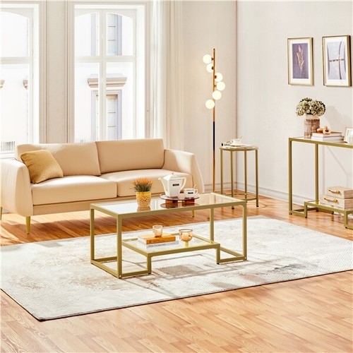 Modern tempered glass coffee - modern,