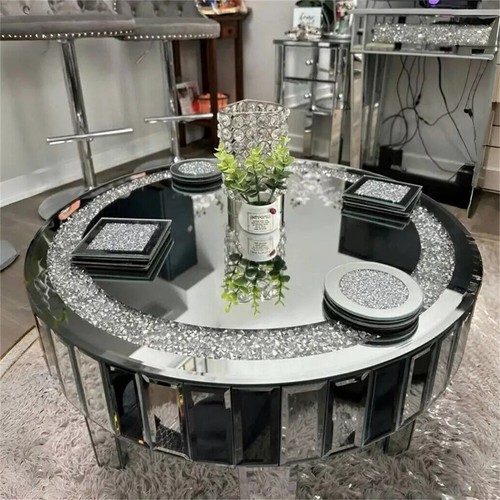 Crushed crystal mirrored - crushed,