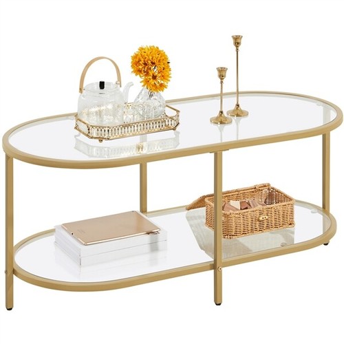 Tempered glass oval coffee - oval,
