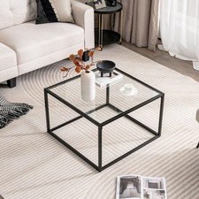 Home Square Tea Table Tempered