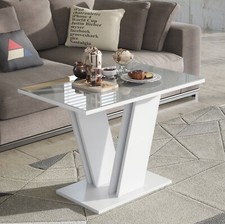 Glass Coffee Table White or
