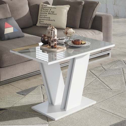 Glass coffee table - glass,