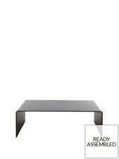 Glass Coffee Table Black
